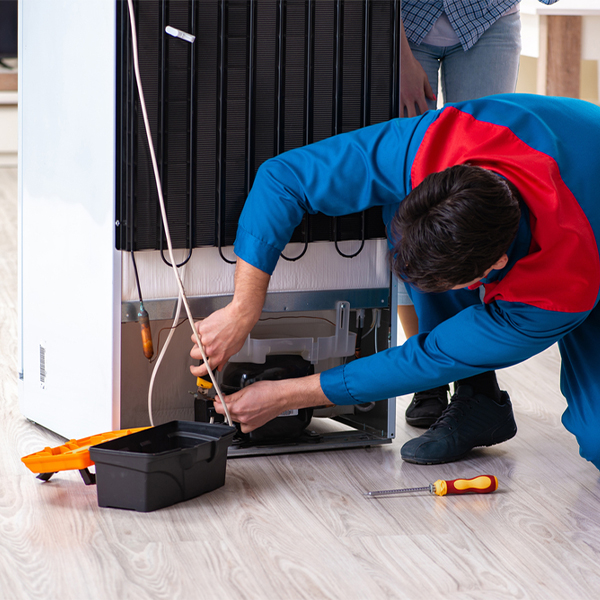 how much do you charge for refrigerator repair services in Floyd County IN