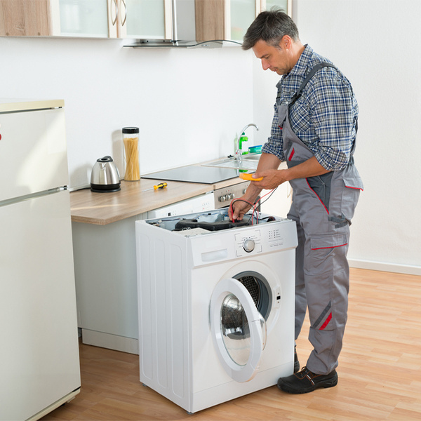 can you walk me through the steps of troubleshooting my washer issue in Floyd County